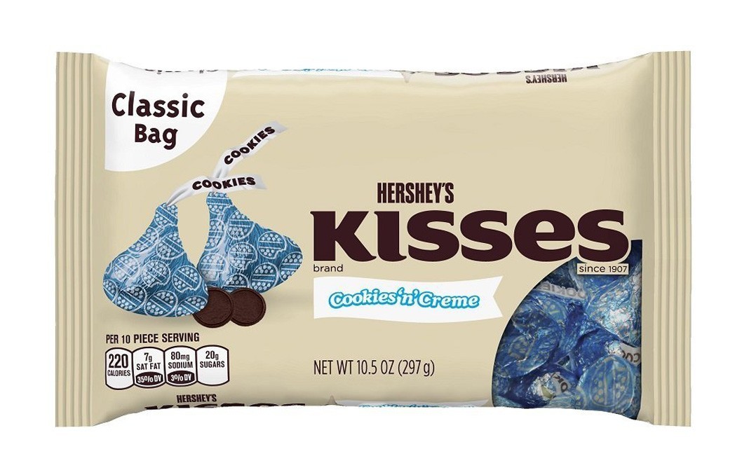 Hershey's Kisses Cookies 'n' Creme    Pack  297 grams
